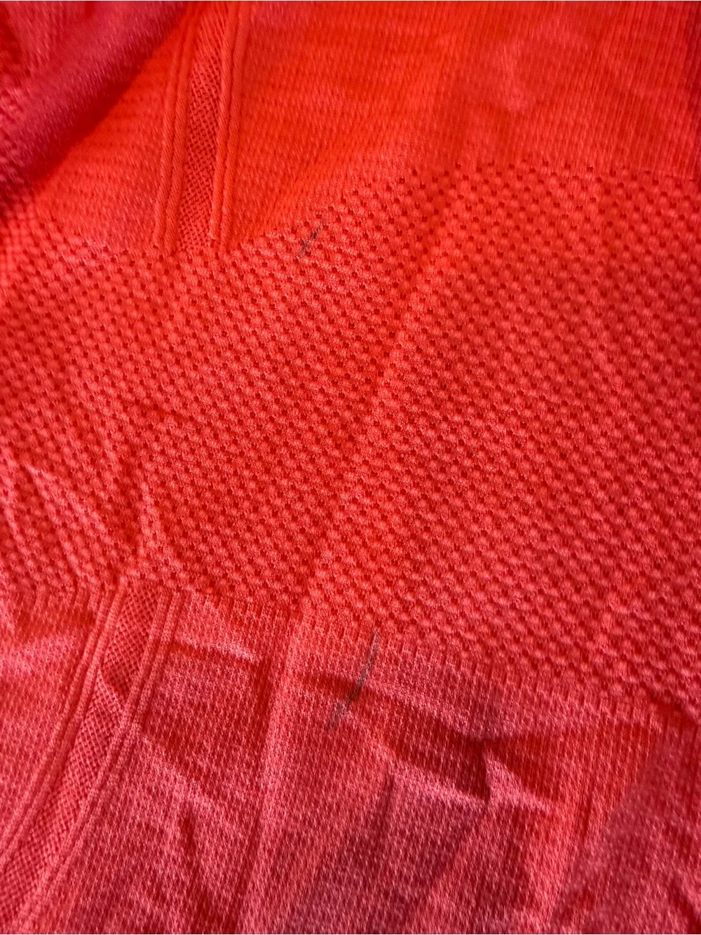 lululemon athletica Long-Sleeve Performance Tee in Coral - Picture 4 of 5